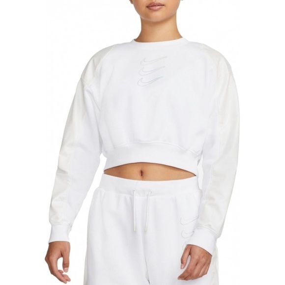 Women’s Opal Cropped NIKE Sweatshirt - Picture 1 of 9